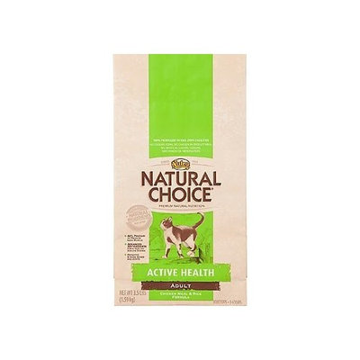 Natural Choice Cat Natural Choice Chicken Meal and Rice Formula Active Health Adult Cat Food, 7-Pound