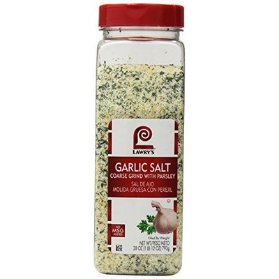 Lawrys Lawry's Garlic Salt: Coarse Ground with Parsley (33 oz. or 2.06 lbs) New Larger Size