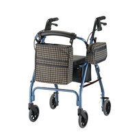 Nova GetGO Classic Rolling Walker w/ Houndstooth Bags