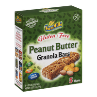 Sam Mills Gluten Free Granola Bars Peanut Butter - 5 CT
