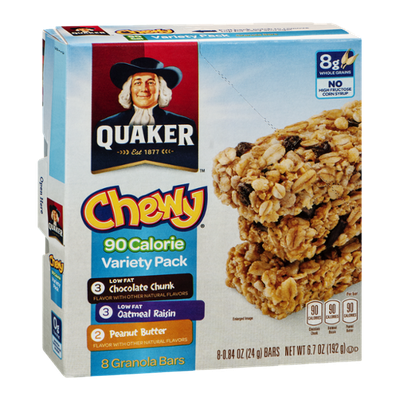 Quaker® Chewy 90 Calorie, Variety Pack