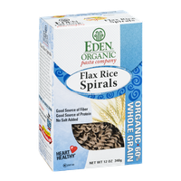Eden Organic Pasta Company Flax Rice Spirals