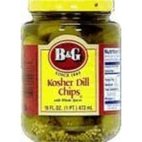 B G B&G Hamburger Dill Pickle Chips 16 oz. (Pack of 3)