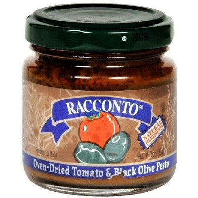 Racconto Pesto, Oven Dried Tomato Black Olive, 3-Ounce Packages (Pack of 6)