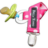 Bella Tunno Ribbon Binker, Fuchsia Dot (Discontinued by Manufacturer)