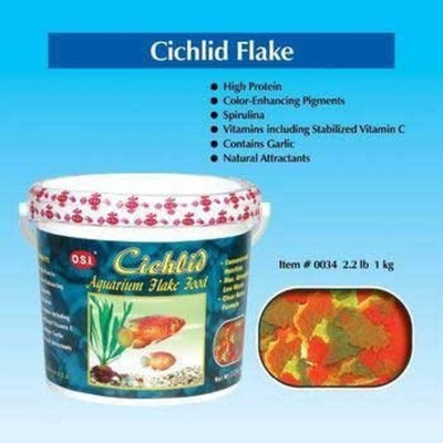 O.S.I. Ocean Star International Cichlid Flakes 2.2lb