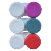up & up up&up Contact Lens Case - Pink/Peach/Teal (3 Count)