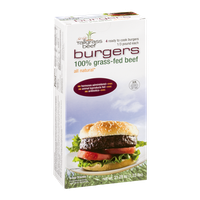 Bill Kurtis Tallgrass Beef Ready To Cook Burgers 1/3 Pound Each