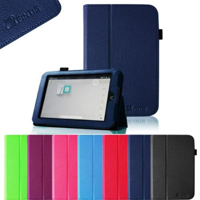 Fintie Slim Fit Folio Case for Barnes & Noble Nook HD 7 Tablet (Support Auto Sleep/Wake Function), Navy