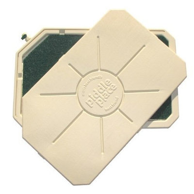 Piddle Place Pet Relief System Base Unit with Removable Turf Pad, 30-1/4-inch by 19-1/4-inch by 1-3/4-inch
