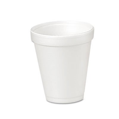 Dart Drink Foam Cups, 4oz, 25/Bag, 40 Bags/Carton
