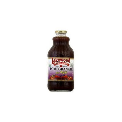Lakewood Organic Hh Pomgrn W/Acai Juice -Pack of 12