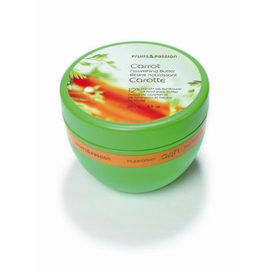 Fruits & Passion Nourishing Collection Body Butter, Carrot, 8.8-Ounce Jar