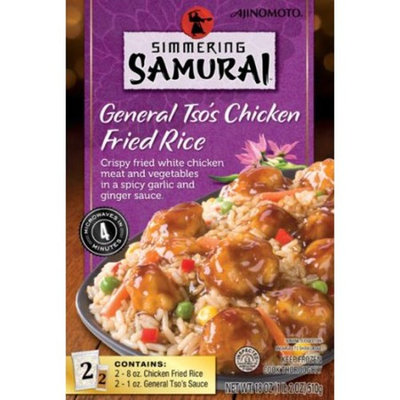 Ajinomoto Simmering Samurai General Tso's Chicken Fried Rice, 18 oz