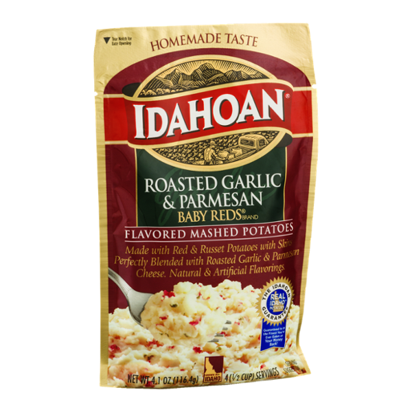 Idahoan Roasted Garlic & Parmesan Baby Reds Flavored Mashed Potatoes