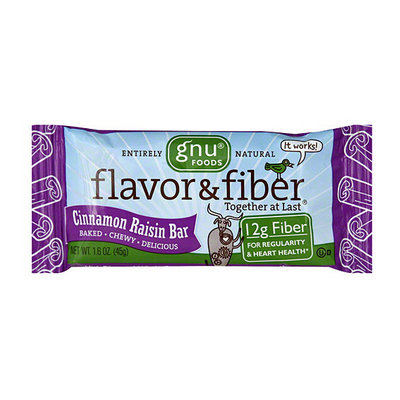 Gnu Food s Cinnamon Raisin Fiber Bars