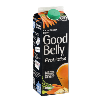 GoodBelly Probiotics Juice Drink Carrot Ginger Flavor