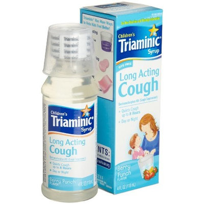 Triaminic Long Acting Cough Syrup, Berry Punch Falvor, 4-Ounce Bottles (Pack of 2)