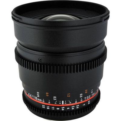 Rokinon 16mm T/2.2 Cine Wide Angle Lens (for Video DSLR Micro Four-Thirds Cameras)