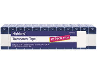 3M 5910K12 Highland Transparent Tape