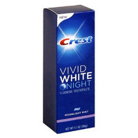 Crest Vivid White Night Fluoride Toothpaste, Moonlight Mint