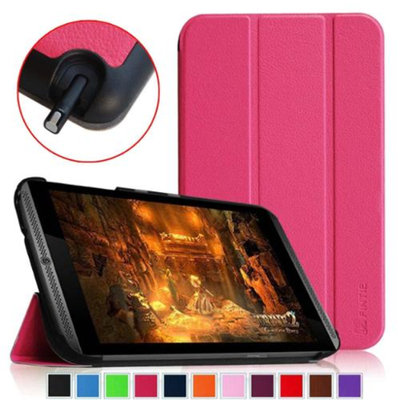 NVIDIA Shield Tablet Cover - Fintie SmartShell Ultra Slim Lightweight Stand Case (Auto Wake/Sleep), Multicolor