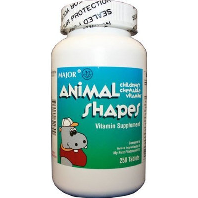 Animal Shapes CHEWABLE-VITE TAB MMP 250@