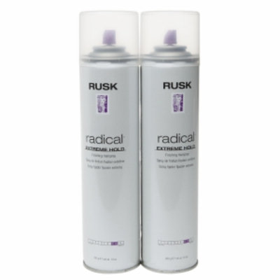 Rusk Radical Extreme Hold Finishing Hairspray - Double Pack, 1 set
