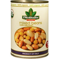 Bioitalia Mixed Beans, 14-Ounce (Pack of 12)