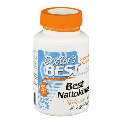 Doctor's BEST Best Nattokinase Veggie Caps - 90 CT