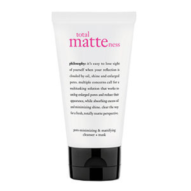 philosophy total matteness pore-minimizing & purifying cleanser + mask