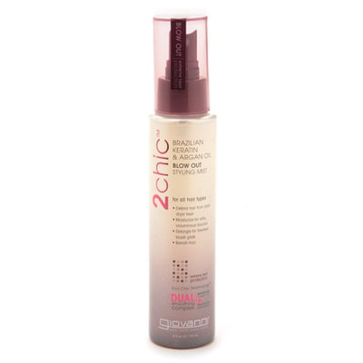 Giovanni 2chic Brazilian Keratin & Argan Oil Ultra-Sleek Blow Out Styling Mist