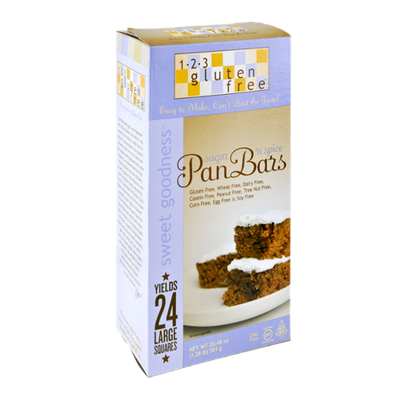 1-2-3 Gluten Free Sweet Goodness Sugar 'n Spice PanBars