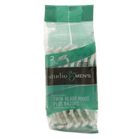 Studio 35 Men's Disposable Twin-Blade Pivot Plus Razors Sensitive Skin