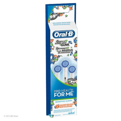 Oral-B Pro-Health For Me Sensitive Clean Replacement Brush Heads