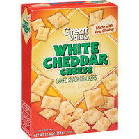 Wal-mart Stores, Inc. Great Value White Cheddar Cheese Baked Snack Crackers, 12.4 oz