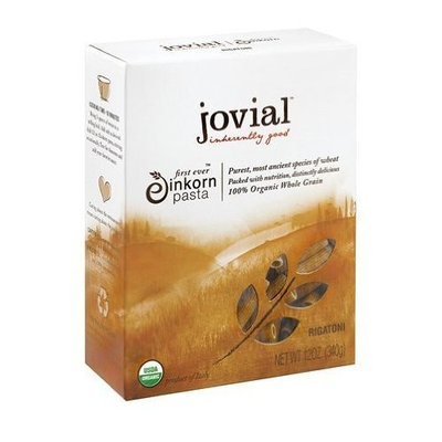 Jovial Organic Whole Grain Einkorn Rigatoni (12 x 12 Oz) ( Value Bulk Multi-pack)