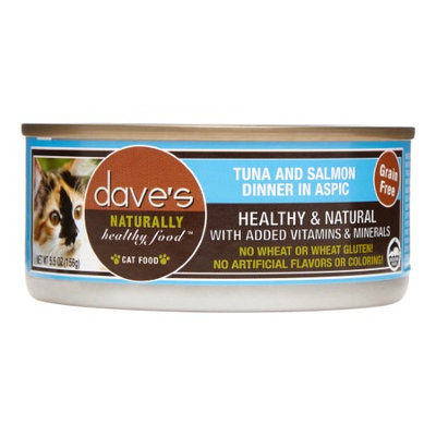 Dave's Pet Food Dave's Cat Food Grain-Free Tuna & Salmon Dinner in Aspic