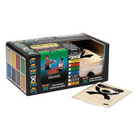 Cando Low Powder Exercise Band 40 Piece Dispenser Set -
