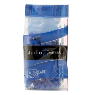 Studio 35 Men's Disposable Twin-Blade Razors