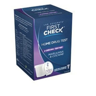 First Check Home Drug Testing Kit - Cocaine and Marijuana