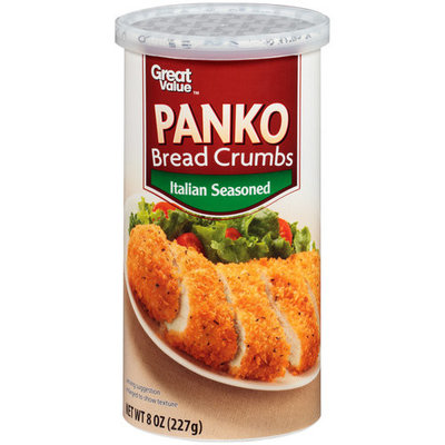 Great Value Italian Seasoned Panko Bread Crumbs, 8 oz