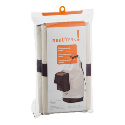 Neatfreak! Canvas Laundry Bag with Pocket
