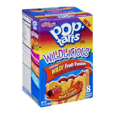 Kellogg's Pop-Tarts Wildlicious Frosted Wild Fruit Fusion Toaster Pastries