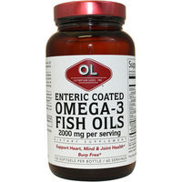 Olympian Labs Omega 3 Fish Oils Enteric Coated Softgels