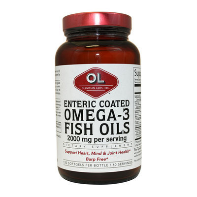 Olympian Labs Omega 3 Fish Oils Enteric Coated Softgels