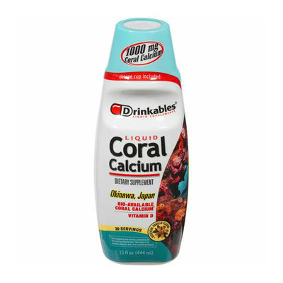 Drinkables Liquid Coral Calcium Dietary Supplement 15 fl oz