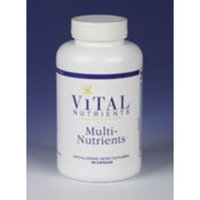 Vital Nutrients Multi-Nutrients no Iron or Iodine Vegetarian Capsules