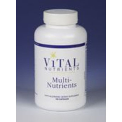Vital Nutrients Multi-Nutrients no Iron or Iodine Vegetarian Capsules