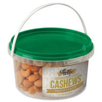 Office Snax, Inc Cashew Nuts, 15 oz, Tub